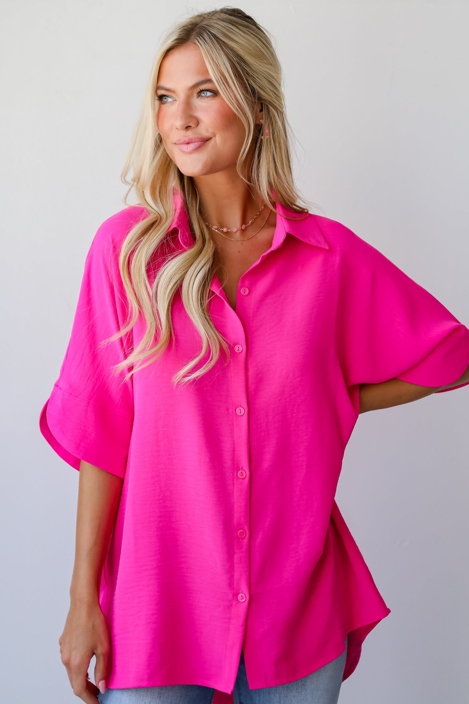 Sweet Vision Oversized Blouse