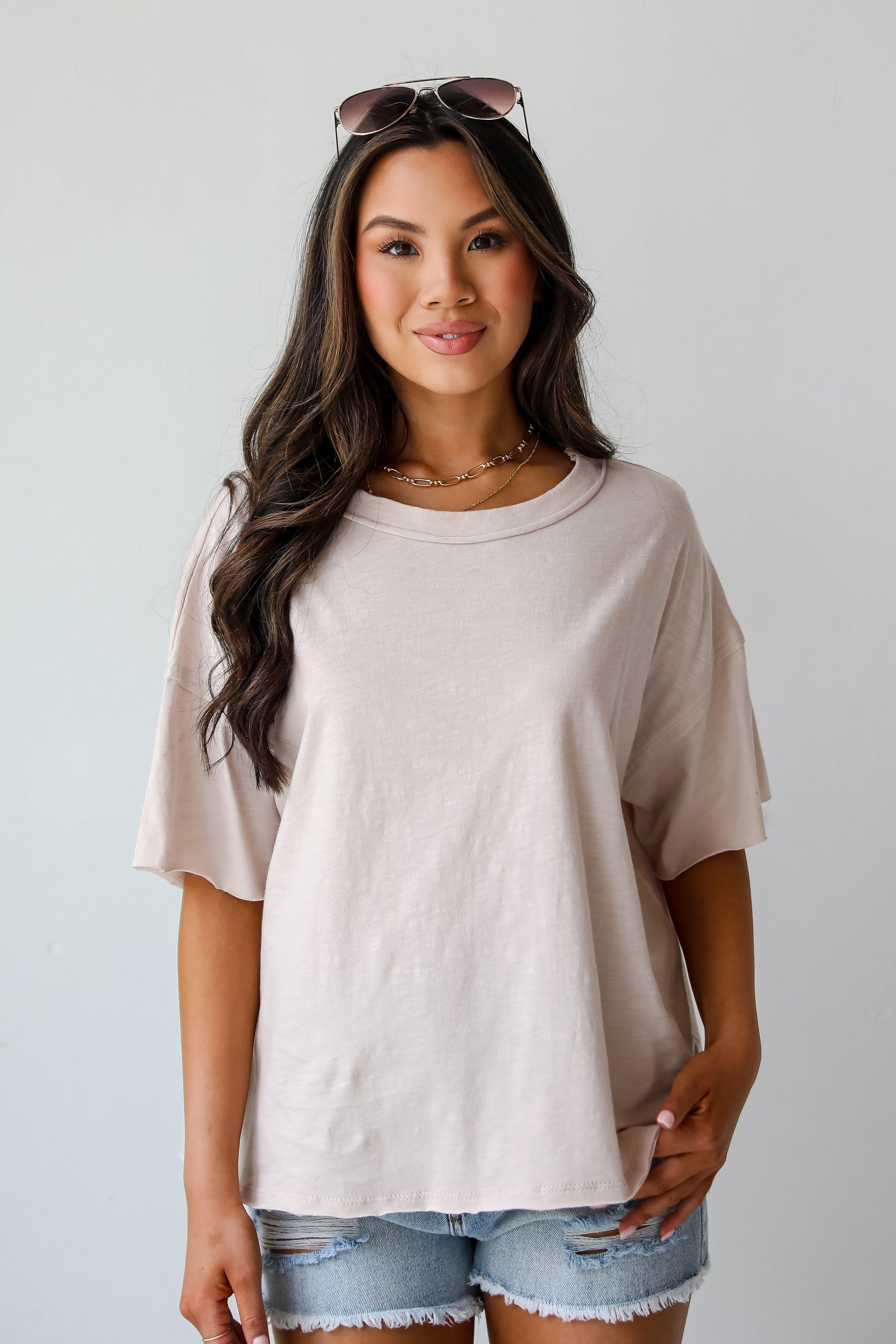 Piper Everyday Taupe Tee